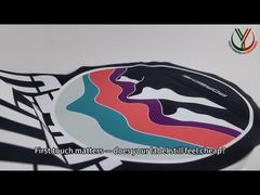 การพิมพ์โลโก้ซิลิโคนแบบกำหนดเอง ป้ายผ้าทอสำหรับเสื้อผ้า