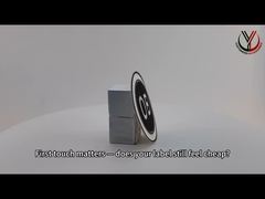 แผ่นปะเสื้อผ้าแบบกำหนดเองบนเสื่อทาทามิ เหล็กอ่อนกลม พร้อมกาวร้อน