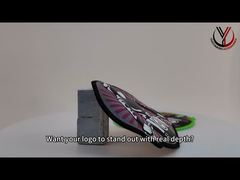 ผ้าทาทามิสำหรับเสื้อผ้าแบบกำหนดเอง ป้ายซิลิโคน 3 มิติ ติดด้วยความร้อน