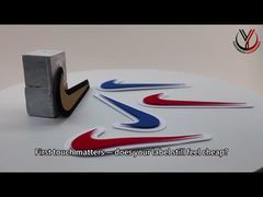 ดูเหตุผลที่เลือกป้ายพิมพ์ถ่ายโอนความร้อนซิลิโคนสองสีแบบกำหนดเองสำหรับเสื้อผ้า