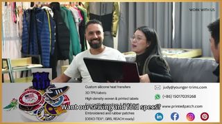 หมึกพิมพ์ป้ายทอแบบกำหนดเองสำหรับเสื้อผ้า