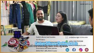 ป้ายโลโก้ซิลิโคนแบบกำหนดเองสำหรับเสื้อผ้า