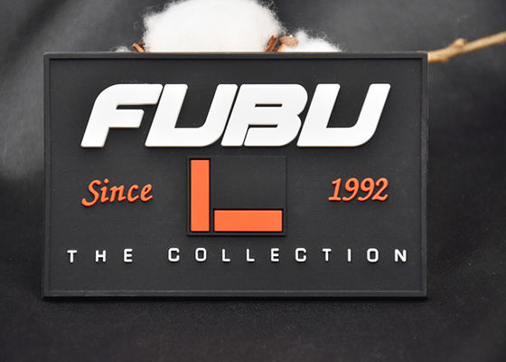 แพทช์ PVC 3D นูน, เสื้อผ้าและกระเป๋า Patches ยางแบบกำหนดเอง