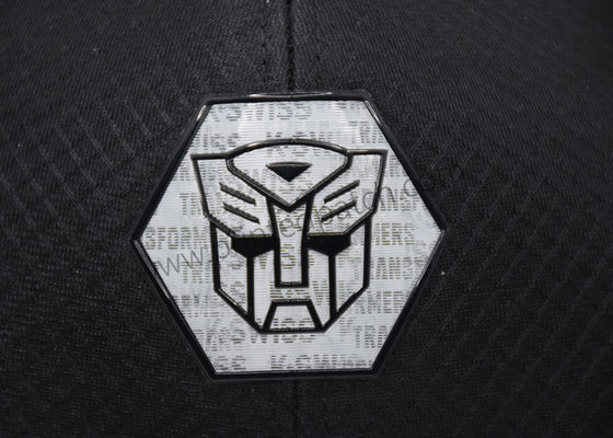 3D Lenticular 0.5mm TPU แพทช์นูน 4 Colorways หมวกเบสบอล Patches