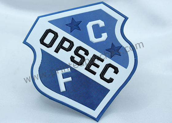 3 แพทช์ไวนิลการถ่ายเทความร้อนของ Colorway ป้ายกดความร้อน TPU อ่อน 3D Raised