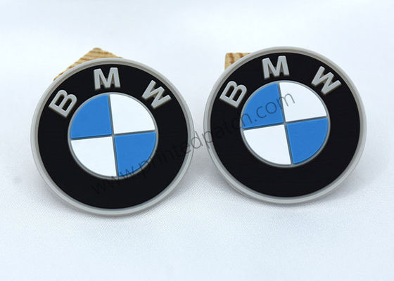 แพทช์โลโก้ยางแบบกำหนดเองนูน BMW PVC Patches สำหรับหมวก